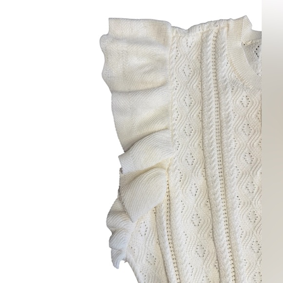 Express White Knit Top - Picture 2 of 8